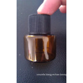 Mini Screwed Amber Bottle for Cosmetic